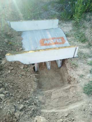 Povišena gredica u izradi